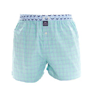 M3926B - Checkered green & blue