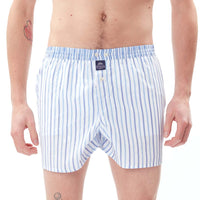 M4590 - Striped white & blue