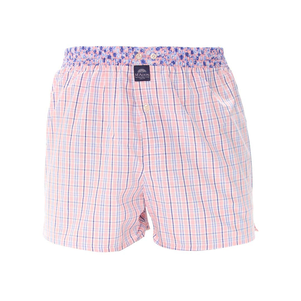 M4593 - Gingham pink & blue