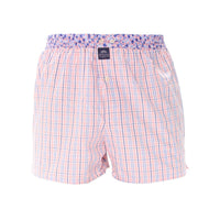 M4593 - Gingham pink & blue