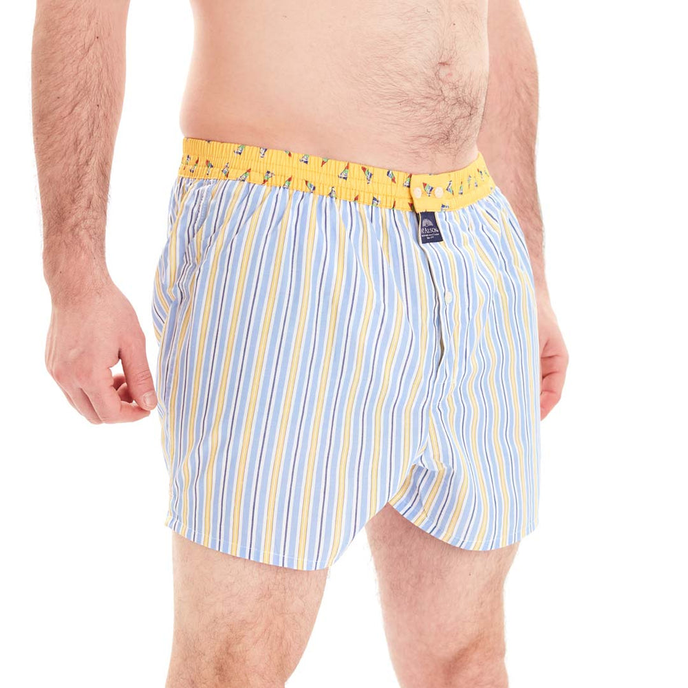 M4598 - Striped yellow