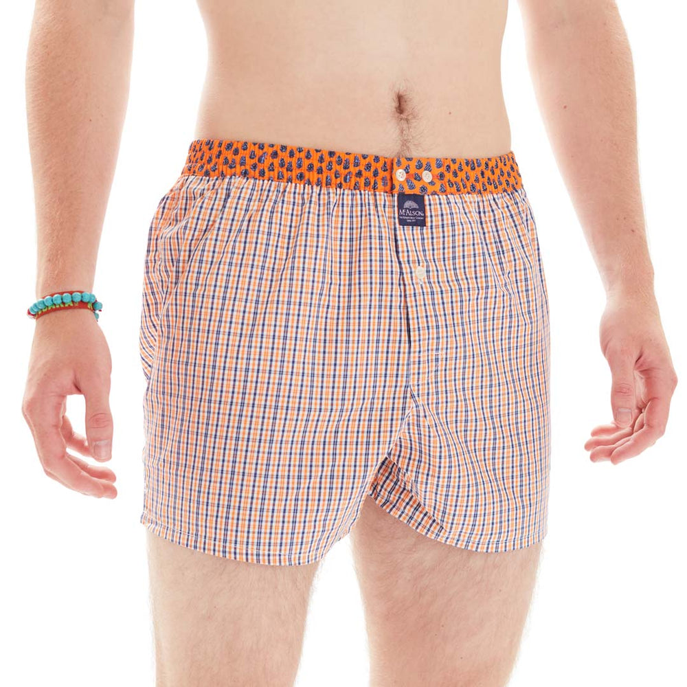 M4846 - Checkered orange