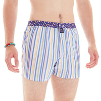 M4859 - Striped multicolor purple