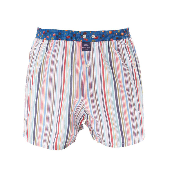 M4863 - Striped multicolor white