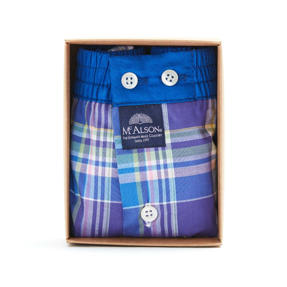 M4877 - Tartan purple