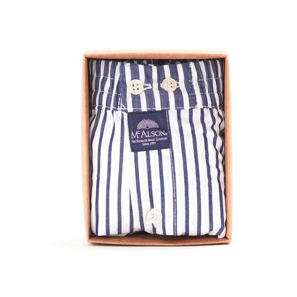 M4878 - Classic striped navy white