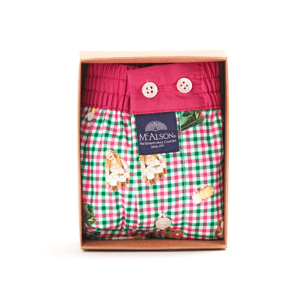 M4882 - Gingham rosa oktoberfest