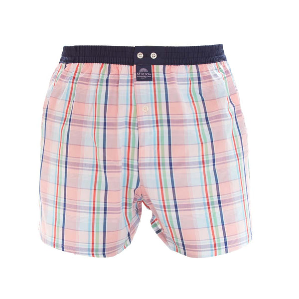 M4927 - Gingham multicolour light pink