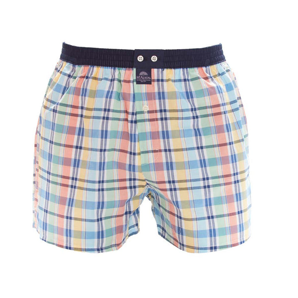 M4933 - Gingham multicolour yellow