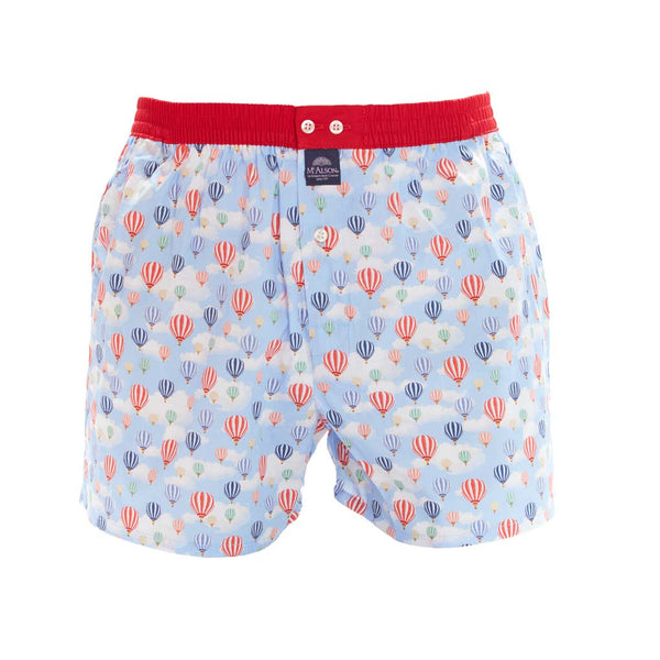 M4935 - Montgolfières bleu clair