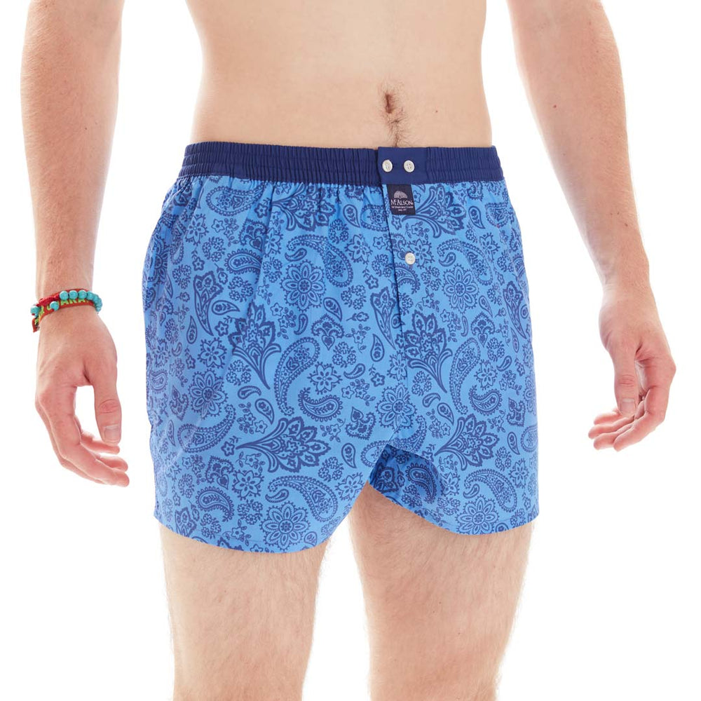 M4971 - Paisley blu