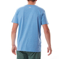 T-Shirt Mitte heidekraut Blau