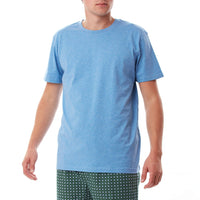 T-Shirt Mitte heidekraut Blau