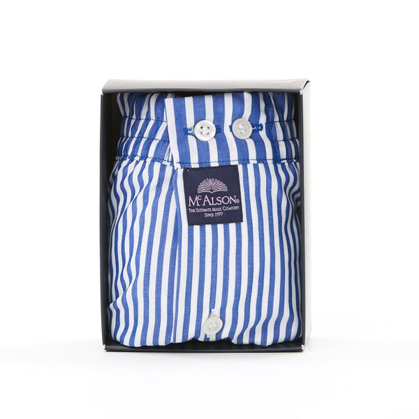 M0241 - Striped royal blue