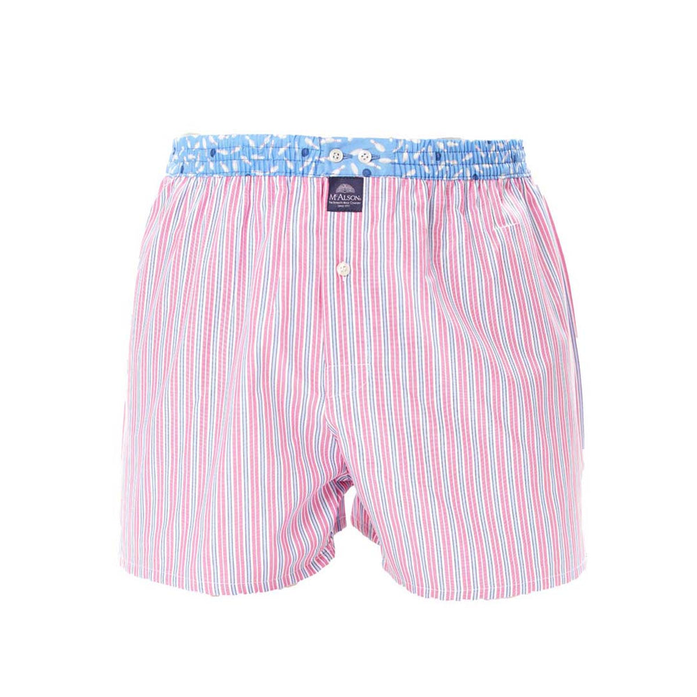 M4404 - Striped pink & blue