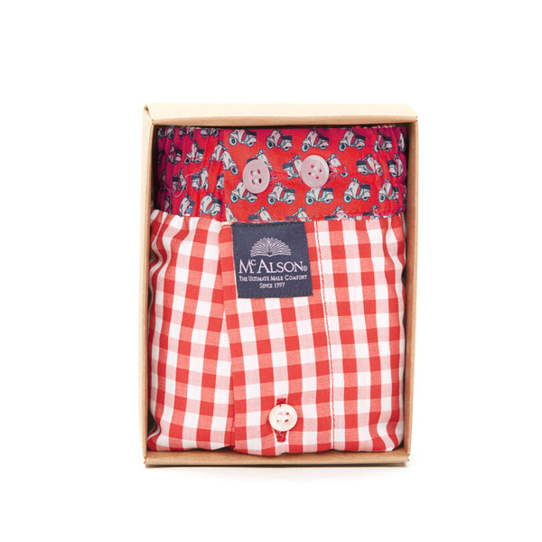 M4587 - Gingham red