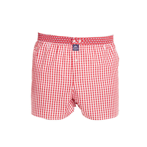 M4587 - Gingham red