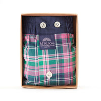 M4669 - Tartan rose & vert