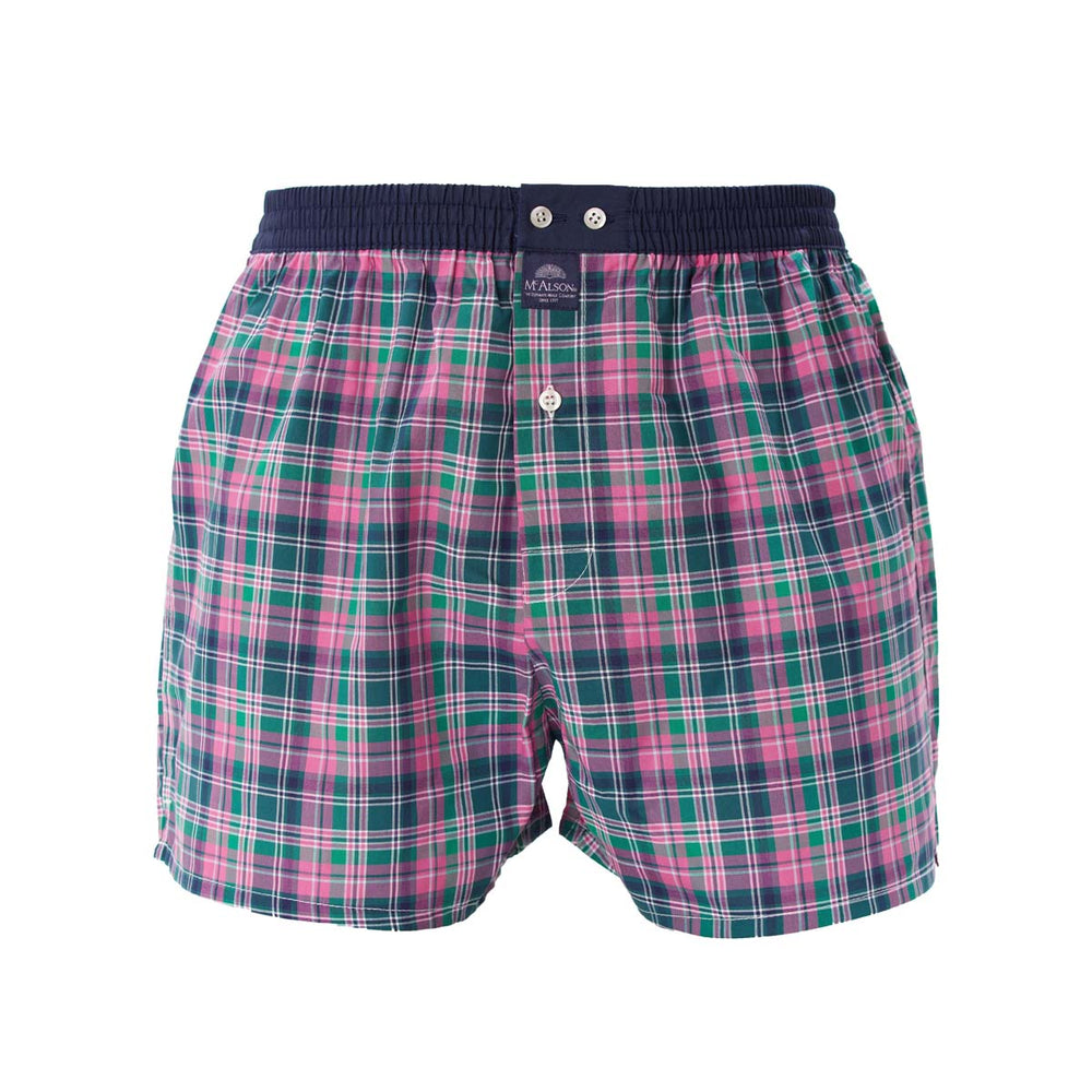 M4669 - Tartan rose & vert