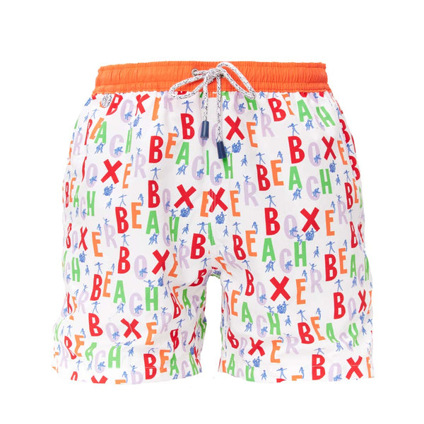 MS4718 - Beach boxer bianco